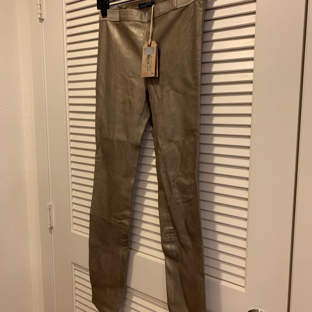 All Saints Leather Asser Legging (Metallic)